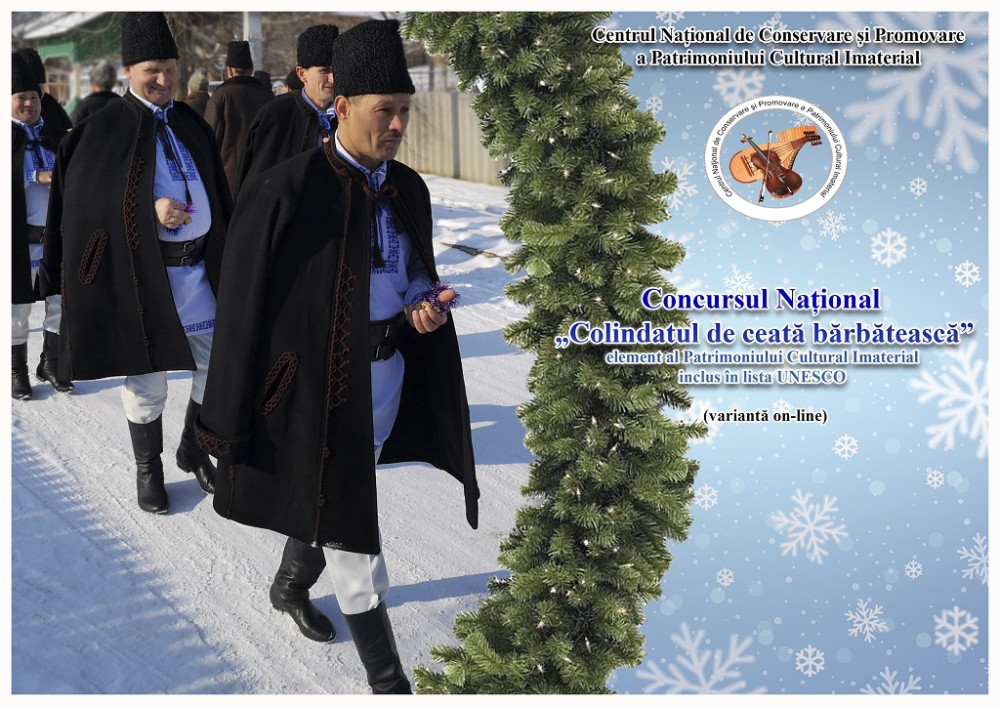 Concursului Național „Colindatul de ceată bărbătească”,element al Patrimoniului Cultural Imaterial inclus în lista UNESCO